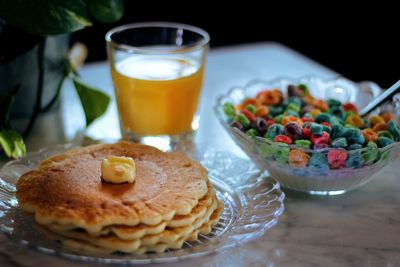 pancakes and fruit loops